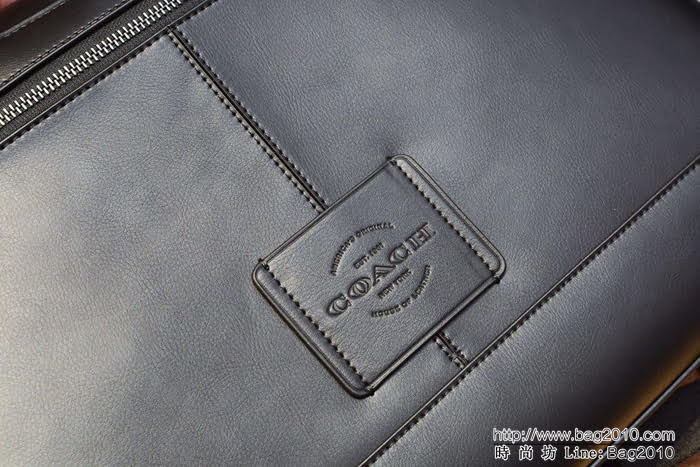 COACH蔻馳 原單 最新款 全頭層牛皮郵差包coach 23204 男士休閒款  Chz1420